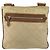 PRADA Gepolsterte Schultertasche Nylon Beige Silber Auth 159966 - Ansicht 13