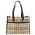 Burberry Bolso Tote Nova Check de PVC Beige Auth 160285 - vista 13