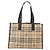 Burberry Bolso Tote Nova Check de PVC Beige Auth 160285 - vista 2