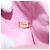 CHANEL Mini Matelassé 17 Borsa a Spalla con Catena Cotone Rosa Oro CC Auth 159216 D'oro - vista 12