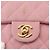 CHANEL Mini Matelassé 17 Borsa a Spalla con Catena Cotone Rosa Oro CC Auth 159216 D'oro - vista 18