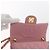 CHANEL Mini Matelassé 17 Borsa a Spalla con Catena Cotone Rosa Oro CC Auth 159216 D'oro - vista 20