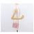 CHANEL Mini Matelassé 17 Borsa a Spalla con Catena Cotone Rosa Oro CC Auth 159216 D'oro - vista 30