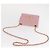 CHANEL Mini Matelassé 17 Borsa a Spalla con Catena Cotone Rosa Oro CC Auth 159216 D'oro - vista 9