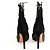 Alaïa Stivali in suede neri con lacci Nero - vista 2