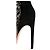 Alaïa Stivali in suede neri con lacci Nero - vista 5