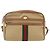 Gucci Borsa a spalla Web Sherry Line in tela beige e oro Auth BA9238 D'oro - vista 13