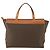 Céline Borsa tote in tela Macadam CELINE in pelle PVC marrone oro Auth ki6248 D'oro - vista 2