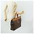 Céline Borsa tote in tela Macadam CELINE in pelle PVC marrone oro Auth ki6248 D'oro - vista 22