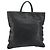 LOEWE Borsa a Mano Anagramma Pelle Nera Oro Auth 160275 Nero D'oro
