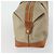 Céline Borsa Boston in tela Macadam CELINE PVC Beige Oro Auth 152180 D'oro - vista 3