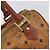 MCM Vicetos Logogram Borsa a Mano in Pelle PVC Marrone Oro Auth gh1457 D'oro - vista 17