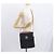 Borsa a Spalla in Pelle Nera e Oro VALENTINO Auth bs32067 Nero D'oro - vista 30