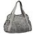 CHANEL Borsa Tote Illimitata Nylon Argento CC Auth gh1555