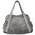 CHANEL Borsa Tote Illimitata Nylon Argento CC Auth gh1555 - vista 13