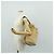 Borsa a Spalla Salvatore Ferragamo in Tela Beige Oro Auth bs31859 - vista 22