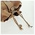 Borsa a Spalla Salvatore Ferragamo in Tela Beige Oro Auth bs31859 - vista 8
