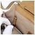 Borsa a mano FENDI in pelle 2 in 1 marrone oro Auth 158141 D'oro - vista 27