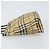 Bolsa de mão em PVC bege e dourado com estampa Nova Check da BURBERRY Auth 159987 - vista 4