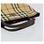 Bolsa de mão em PVC bege e dourado com estampa Nova Check da BURBERRY Auth 159987 - vista 7