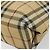 Bolsa de mão em PVC bege e dourado com estampa Nova Check da BURBERRY Auth 159987 - vista 9