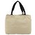 Borsa a mano Vala in nylon beige e argento di Salvatore Ferragamo Auth 159394 - vista 2