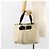 Borsa a mano Vala in nylon beige e argento di Salvatore Ferragamo Auth 159394 - vista 25
