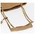 Borsa a spalla matelassé con catena CHANEL in pelle di agnello beige oro CC Auth gh1553 D'oro - vista 7