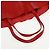 Céline Borsa tote Horizontalkava in pelle rossa e oro Auth bs32104 Rosso D'oro - vista 8