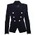 Set Balmain in Velluto Nero con Blazer e Gonna - vista 4