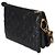 Coussin PM in agnello nero con monogramma in rilievo Louis Vuitton - vista 3