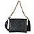 Coussin PM in agnello nero con monogramma in rilievo Louis Vuitton - vista 5