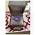 Autre Marque 14k Weißgold Eternity Ring mit blauen Tansaniten - Ansicht 10