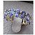 Autre Marque 14k Weißgold Eternity Ring mit blauen Tansaniten - Ansicht 5