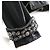 Chanel Pre-Fall 2007 Button Trim Leather & Shearling Jacket Black - view 6