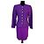 Yves Saint Laurent YSL tailleur viola vintage 1991 Viola scuro