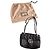 Borsa a mano Gucci Marmont Media Nera in Pelle Nero