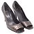 Décolleté in pelle di serpente Stuart Weitzman in pelle marrone - vista 3