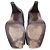 Décolleté in pelle di serpente Stuart Weitzman in pelle marrone - vista 7