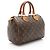 Louis Vuitton Vintage Monogramm Canvas Speedy 25 Tasche Braun - Ansicht 2