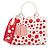 Mini borsa Cluny in pelle Epi Infinity Dots Louis Vuitton x YK Rosso
