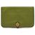 Portafoglio lungo bifold Hermès Dogon Duo GM verde