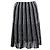Falda Flecada Alaïa en Viscosa Negra Negro