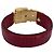 Bracciale in metallo vintage Gucci Rosso - vista 4