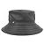 Cappello in pelle di vitello Hermès FRED 58 Nero - vista 2