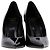 Norma-Pumps von Saint Laurent aus schwarzem Lackleder - Ansicht 3