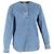 Blusa sin cuello Totême en denim azul Azul claro