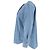 Blusa sin cuello Totême en denim azul Azul claro - vista 2