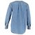Blusa sin cuello Totême en denim azul Azul claro - vista 3