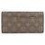 Portafoglio Monogram Sarah Louis Vuitton Marrone - vista 2